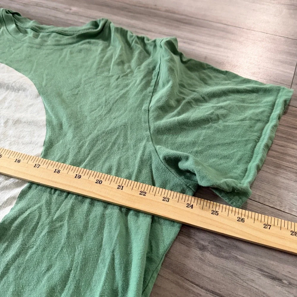 The North Face T Shirt Mens XL Green Big‎ Logo Graphic Tee Outdoor Casual